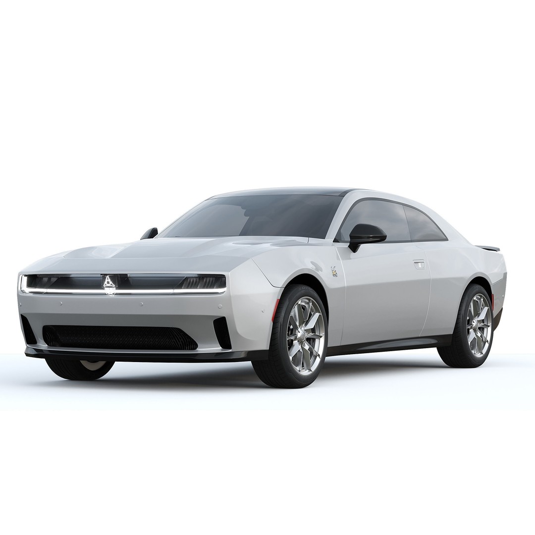 Dodge Charger Daytona 2024 3D Model – High Poly Game Asset, FBX, PBR - View 4