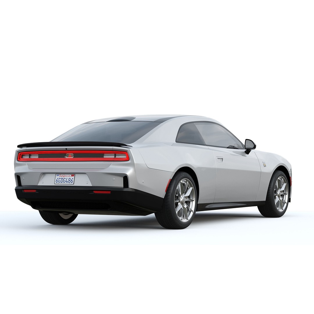 Dodge Charger Daytona 2024 3D Model – High Poly Game Asset, FBX, PBR - View 7