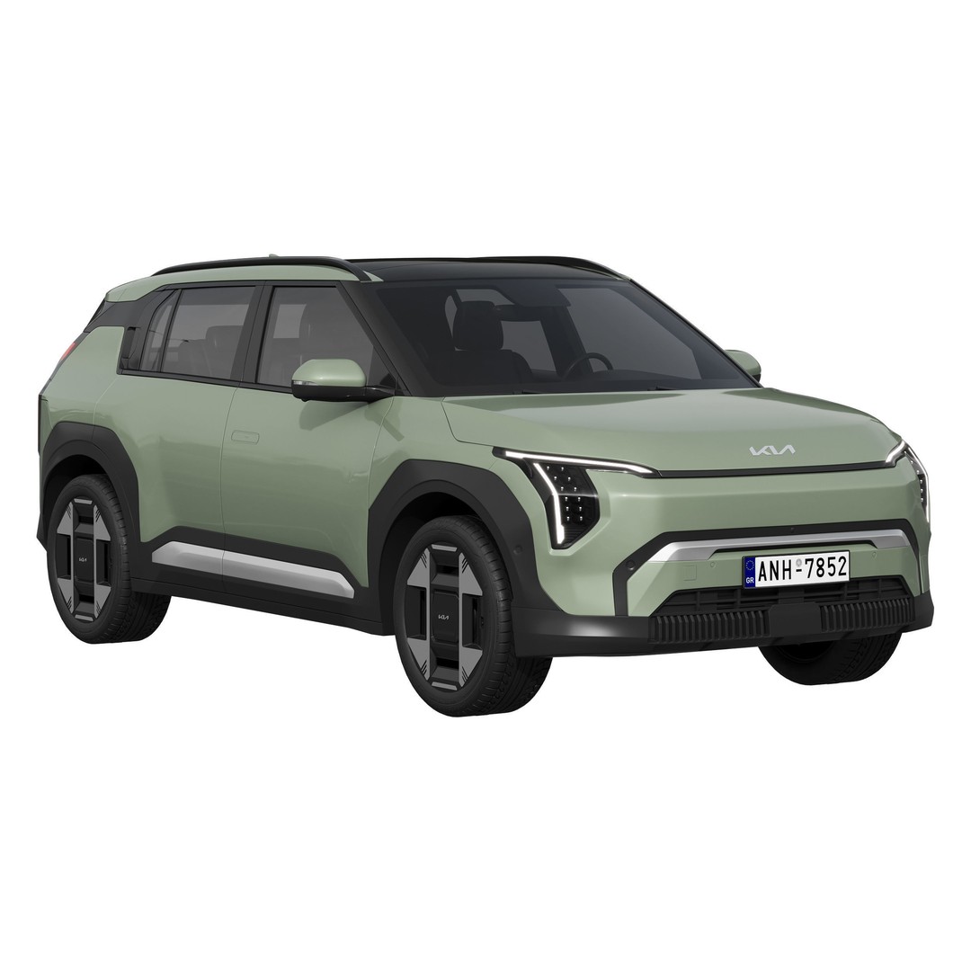 Kia EV3 3D Model – High Poly SUV Asset for Games & Renders - View 3