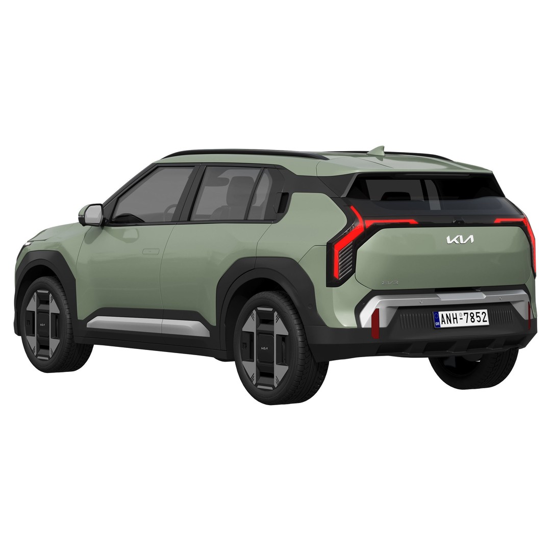 Kia EV3 3D Model – High Poly SUV Asset for Games & Renders - View 4
