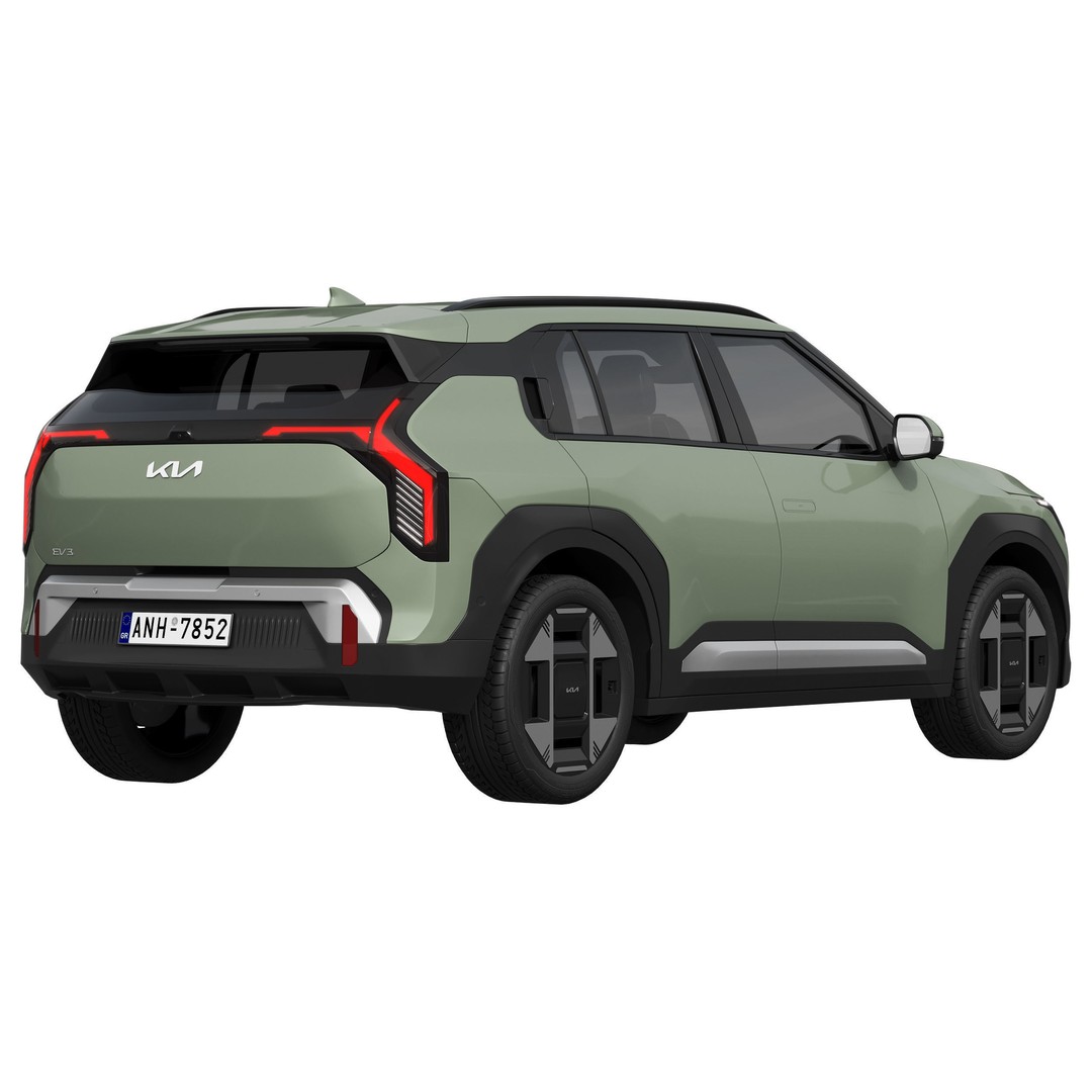 Kia EV3 3D Model – High Poly SUV Asset for Games & Renders - View 5