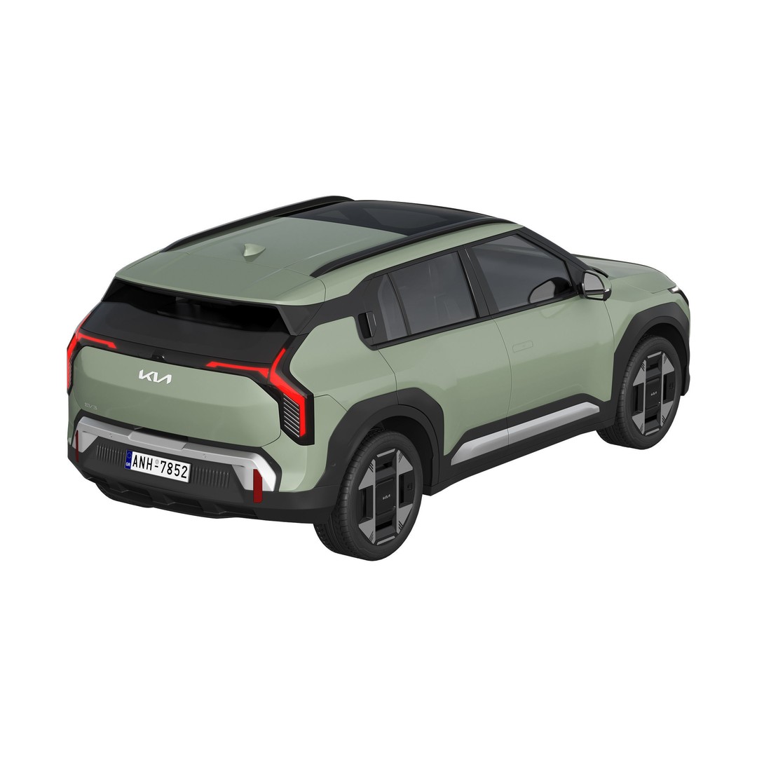 Kia EV3 3D Model – High Poly SUV Asset for Games & Renders - View 6