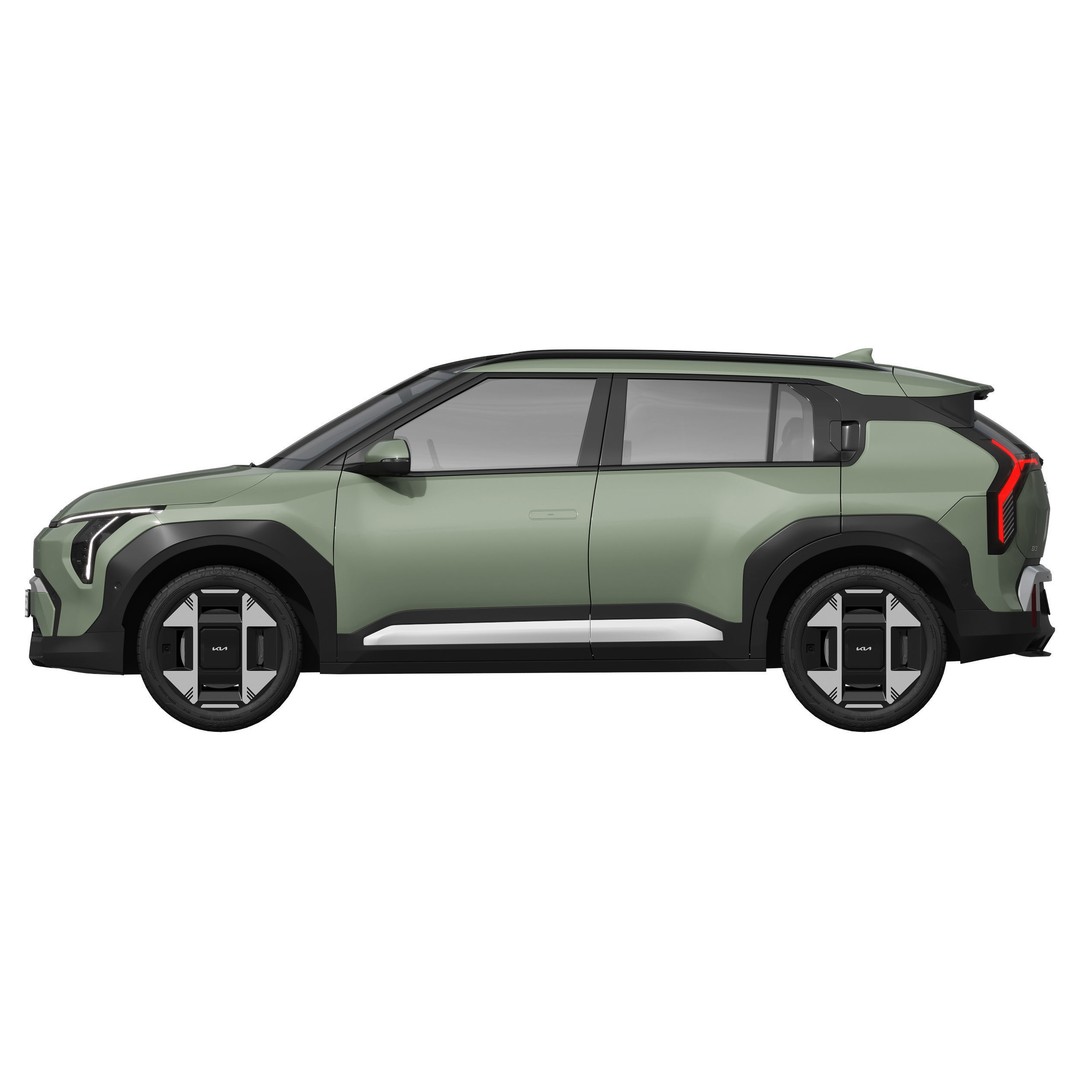 Kia EV3 3D Model – High Poly SUV Asset for Games & Renders - View 7