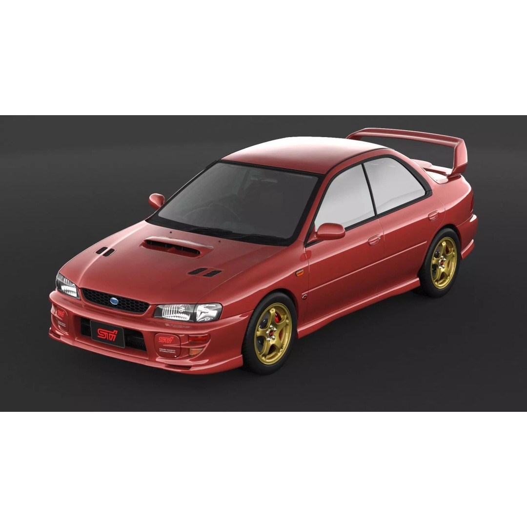 Subaru Impreza WRX STI 3D Model – High Poly Game Asset, FBX, OBJ - View 7