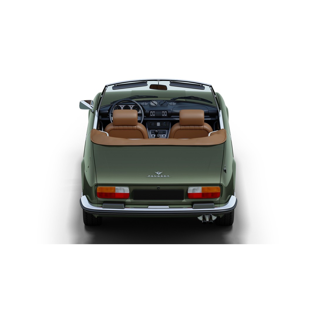 Peugeot 504 Cabriolet 3D Model – Classic Convertible with PBR Textures - View 8