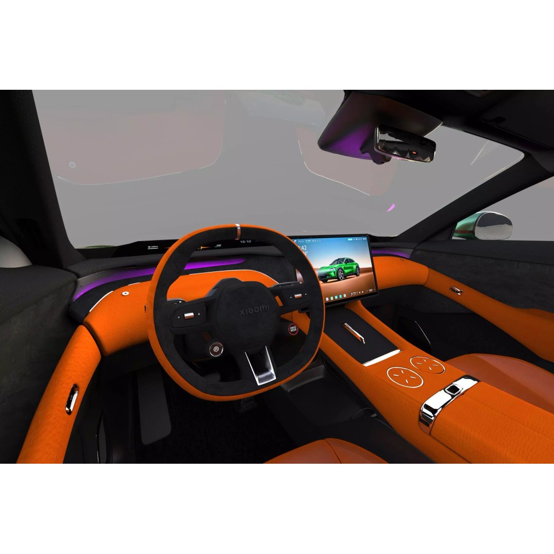 Xiaomi YU7 3D Model – High Poly SUV Interior with PBR Textures, FBX - View 31