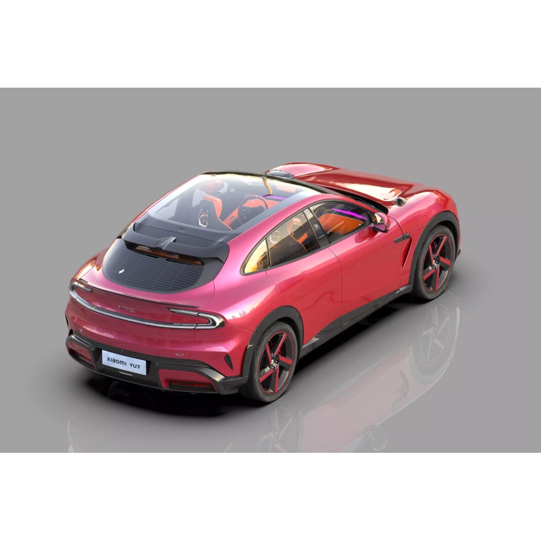 Xiaomi YU7 3D Model – High Poly SUV Interior with PBR Textures, FBX - View 41