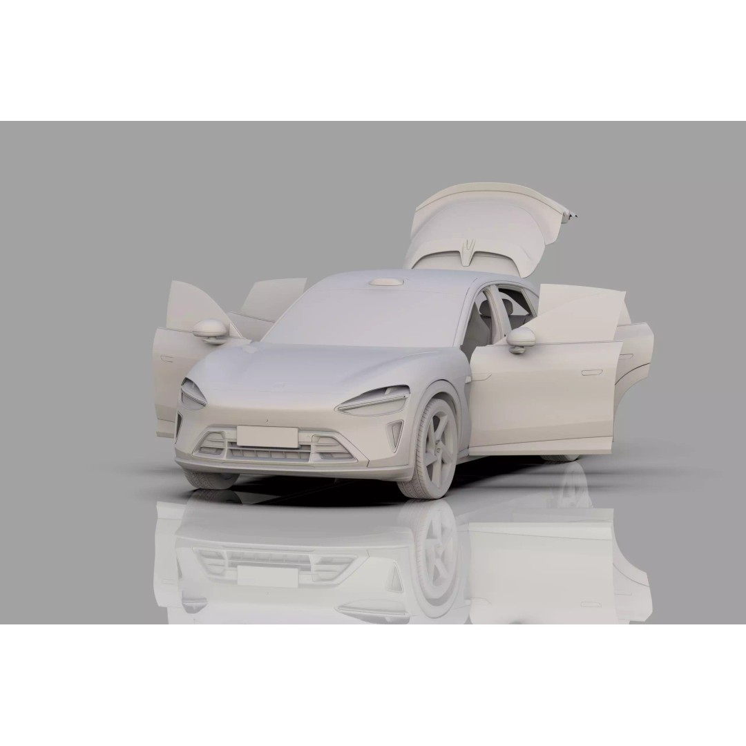 Xiaomi YU7 3D Model – High Poly SUV Interior with PBR Textures, FBX - View 47