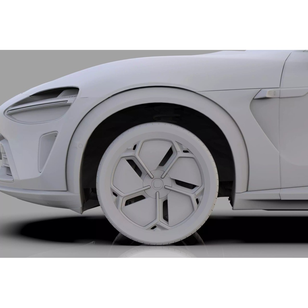Xiaomi YU7 3D Model – High Poly SUV Interior with PBR Textures, FBX - View 49