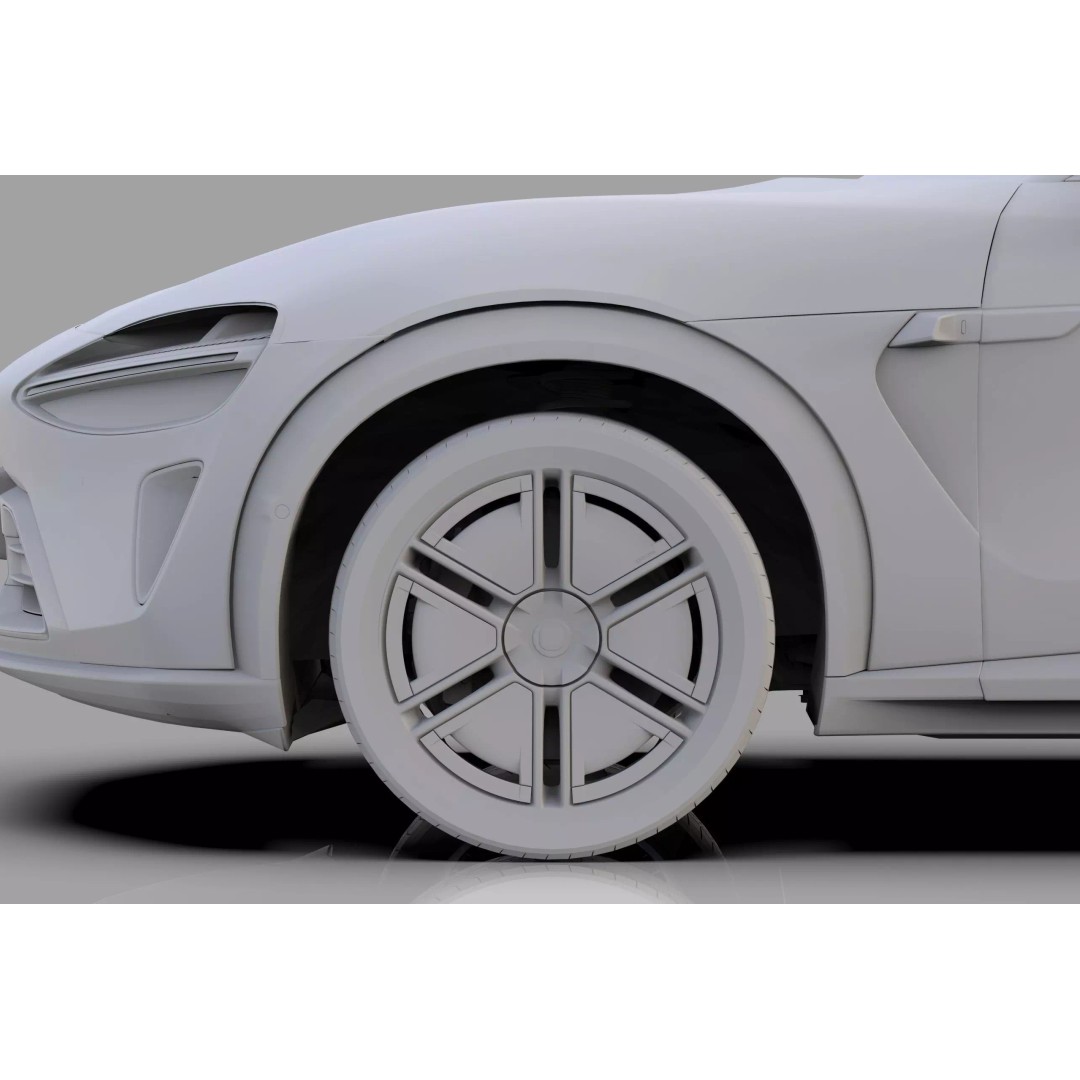 Xiaomi YU7 3D Model – High Poly SUV Interior with PBR Textures, FBX - View 50