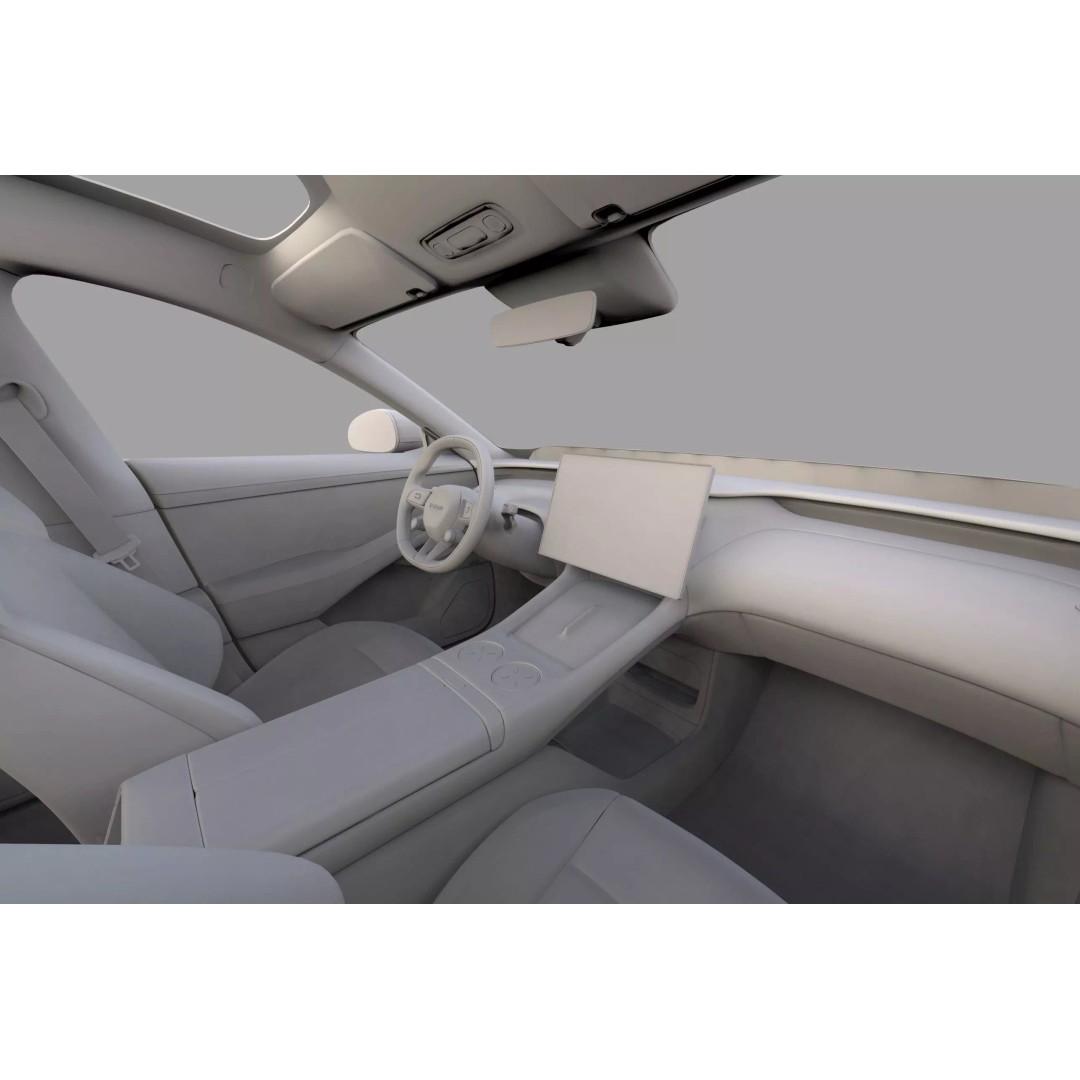 Xiaomi YU7 3D Model – High Poly SUV Interior with PBR Textures, FBX - View 56