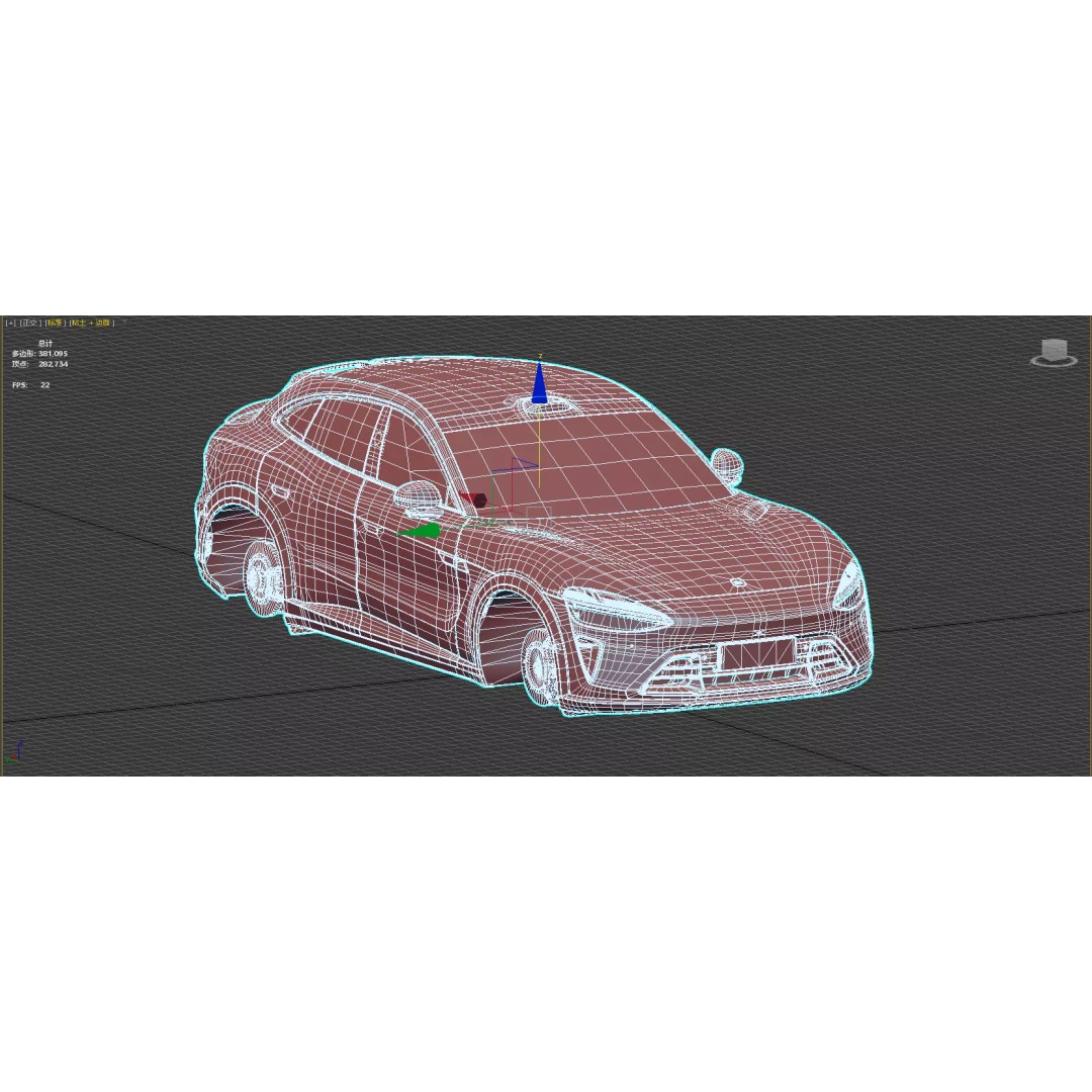 Xiaomi YU7 3D Model – High Poly SUV Interior with PBR Textures, FBX - View 58