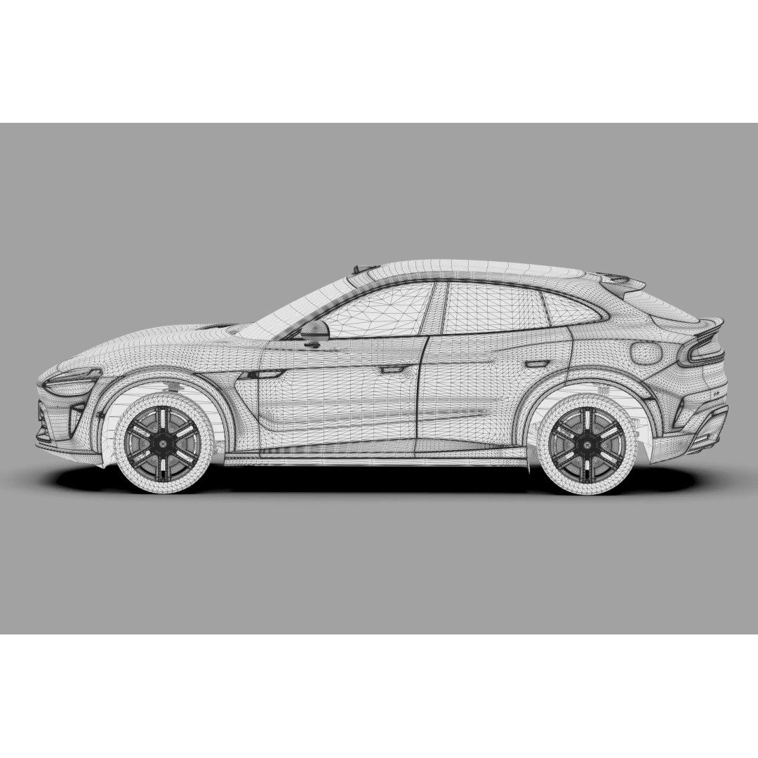 Xiaomi YU7 3D Model – High Poly SUV Interior with PBR Textures, FBX - View 69