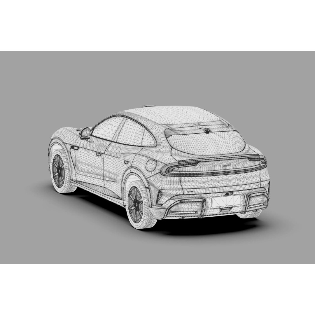 Xiaomi YU7 3D Model – High Poly SUV Interior with PBR Textures, FBX - View 70