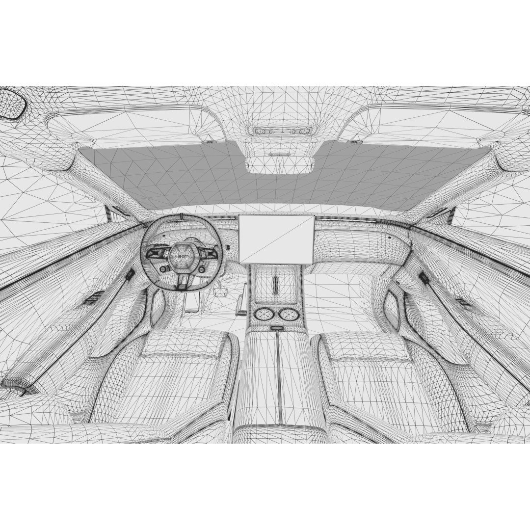 Xiaomi YU7 3D Model – High Poly SUV Interior with PBR Textures, FBX - View 73