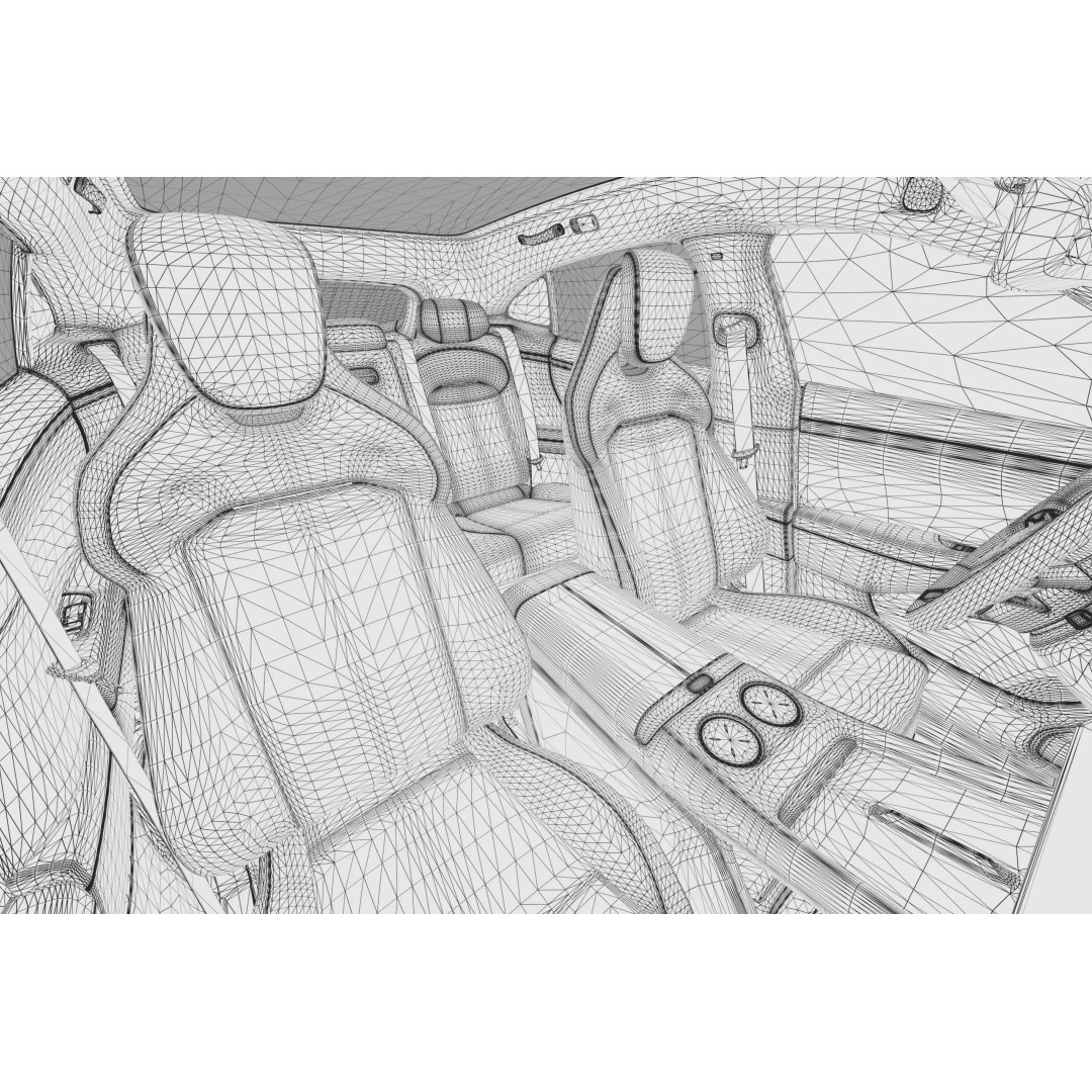 Xiaomi YU7 3D Model – High Poly SUV Interior with PBR Textures, FBX - View 74