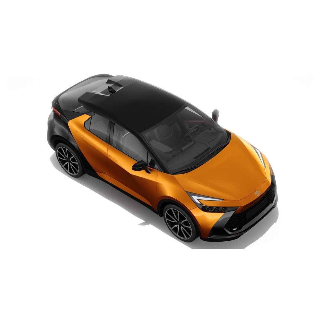 Toyota C-HR 2024 3D Model – High Poly Realistic SUV, FBX & OBJ - View 10