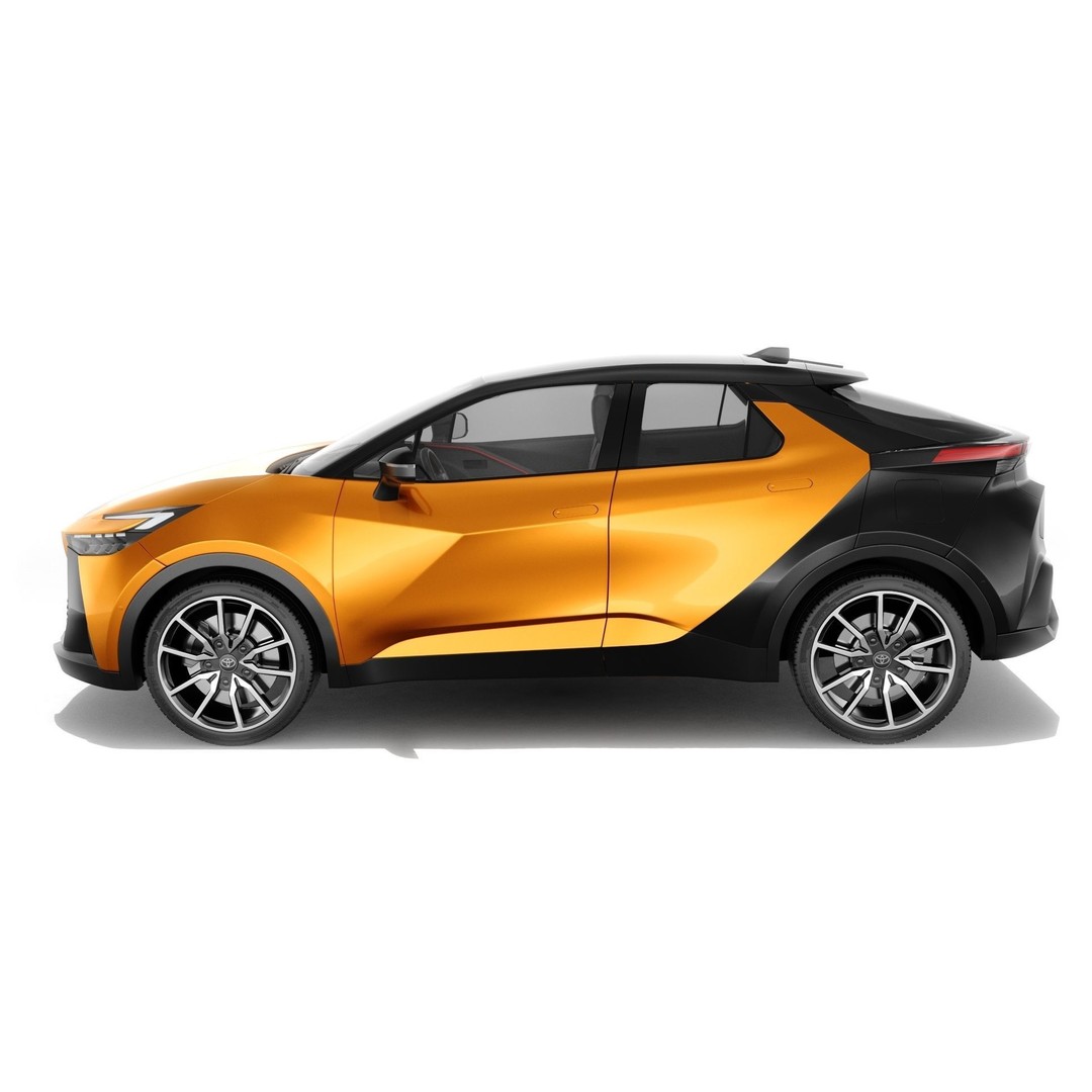 Toyota C-HR 2024 3D Model – High Poly Realistic SUV, FBX & OBJ - View 5