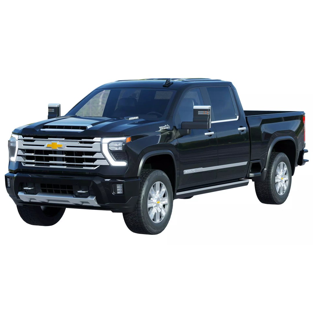 Chevrolet Silverado 2500HD High Country 3D Model – Game Ready PBR Asset, FBX - View 2