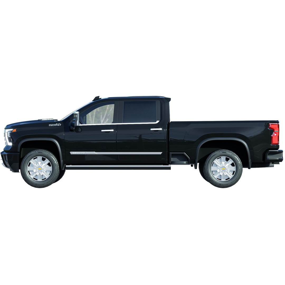 Chevrolet Silverado 2500HD High Country 3D Model – Game Ready PBR Asset, FBX - View 4