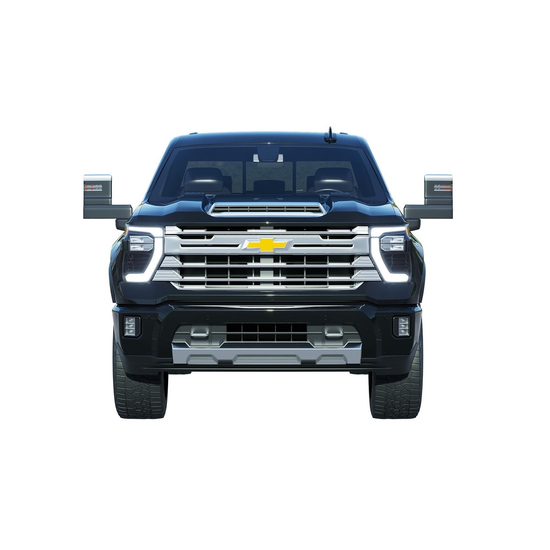 Chevrolet Silverado 2500HD High Country 3D Model – Game Ready PBR Asset, FBX - View 5