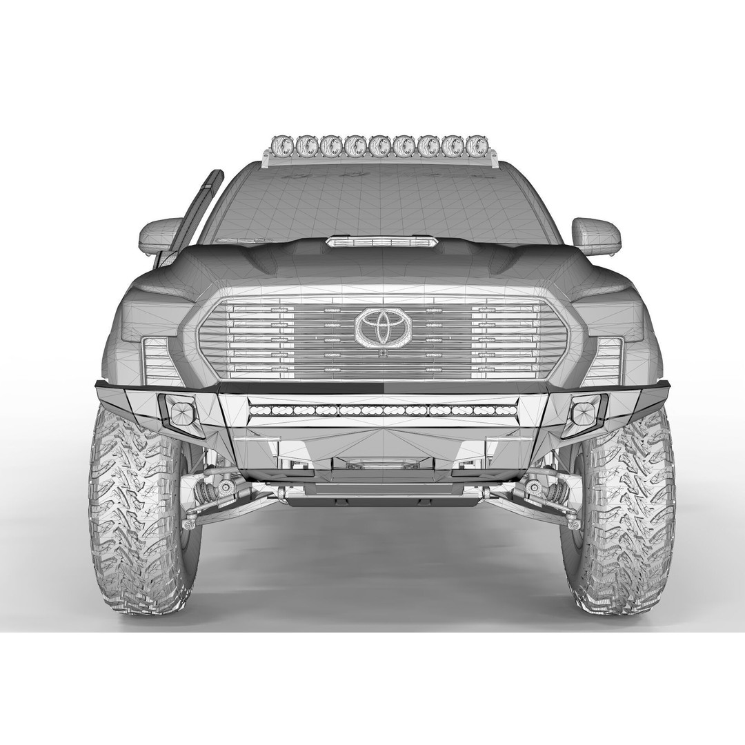 Toyota Tacoma 2024 Off Road 3D Model – High Poly PBR Game Asset, FBX, OBJ - View 14