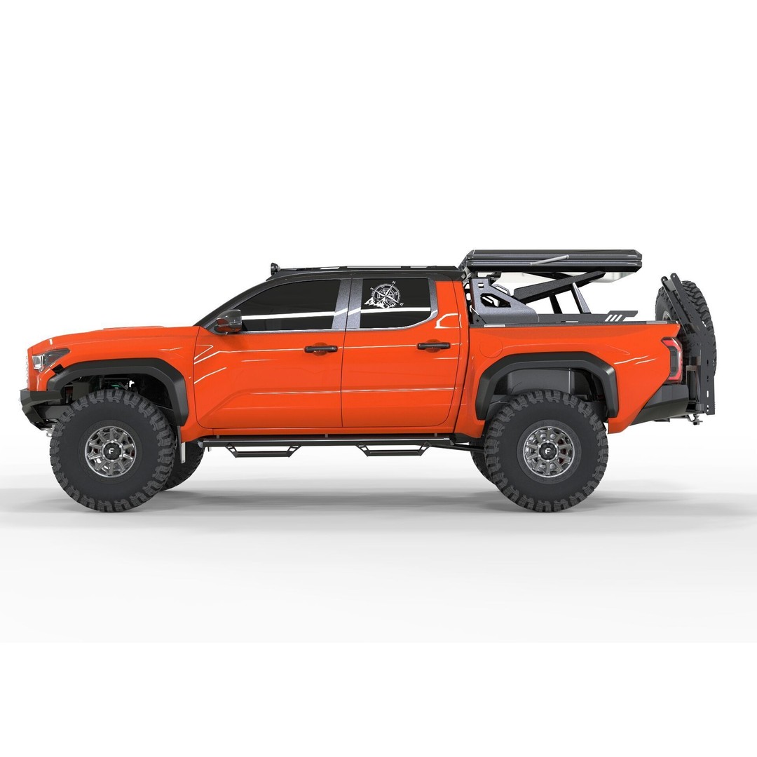 Toyota Tacoma 2024 Off Road 3D Model – High Poly PBR Game Asset, FBX, OBJ - View 3