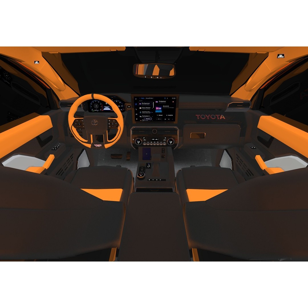 Toyota Tacoma 2024 Off Road 3D Model – High Poly PBR Game Asset, FBX, OBJ - View 9