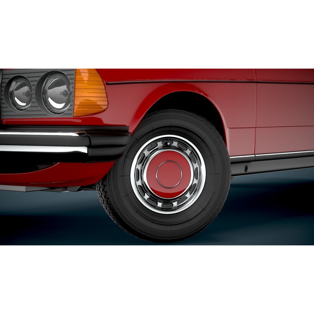 Old Classic Sedan 3D Model – Low Poly Vehicle, PBR Textures, FBX - View 31