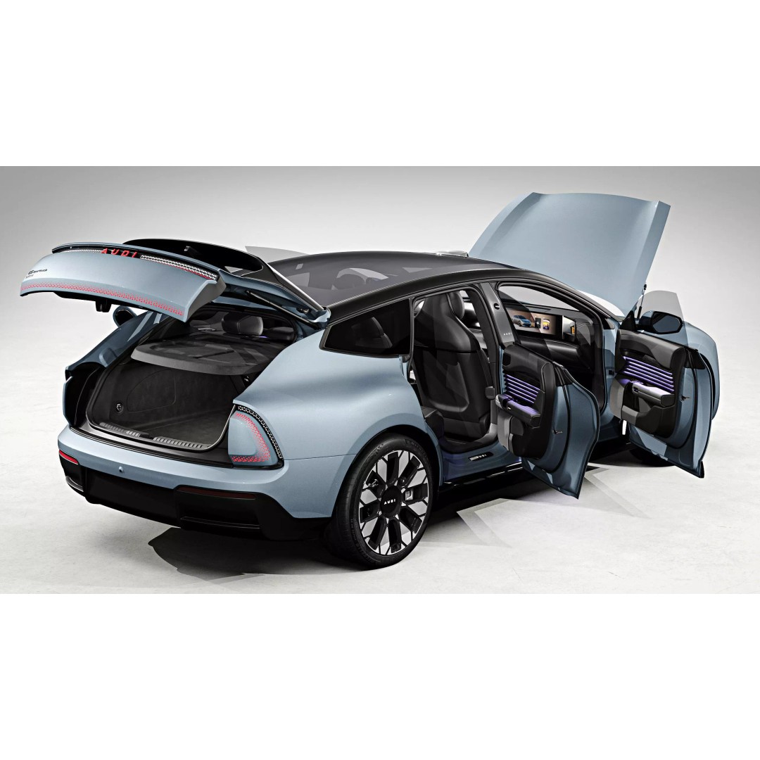 2026 Audi E5 Sportback Pioneer Quattro 3D Model – High Poly Game Asset, FBX, OBJ - View 20