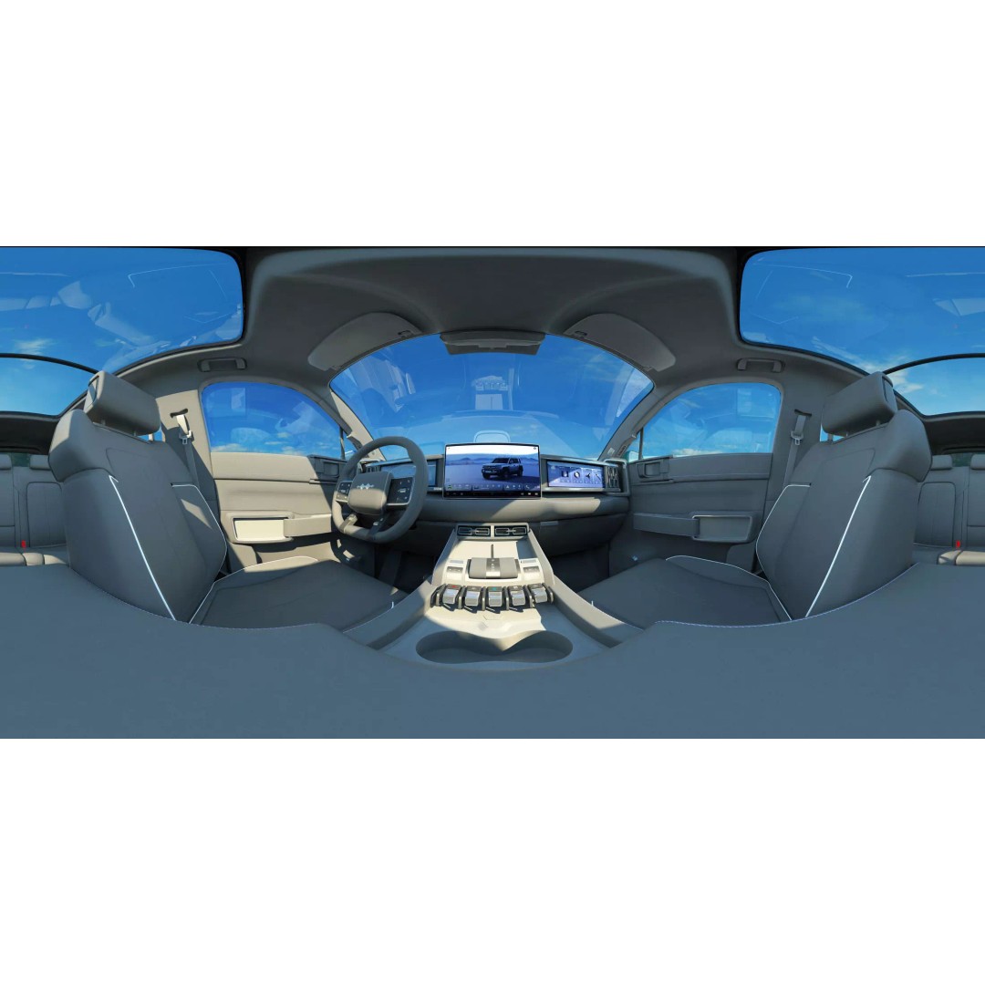 BYD Leopard 5 3D Model – PBR Mid-Size SUV Asset, FBX, OBJ - View 10