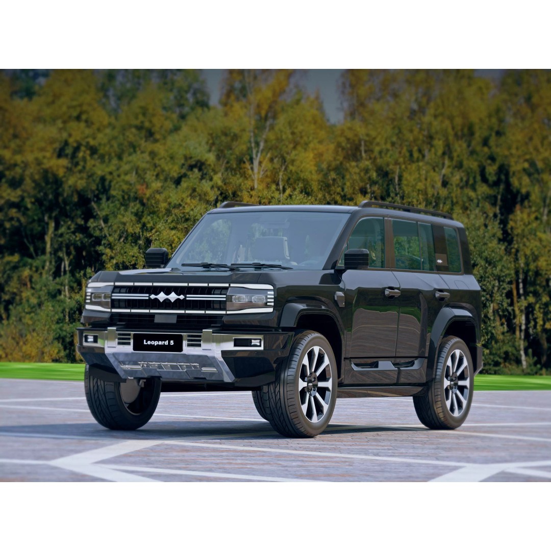 BYD Leopard 5 3D Model – PBR Mid-Size SUV Asset, FBX, OBJ - View 2
