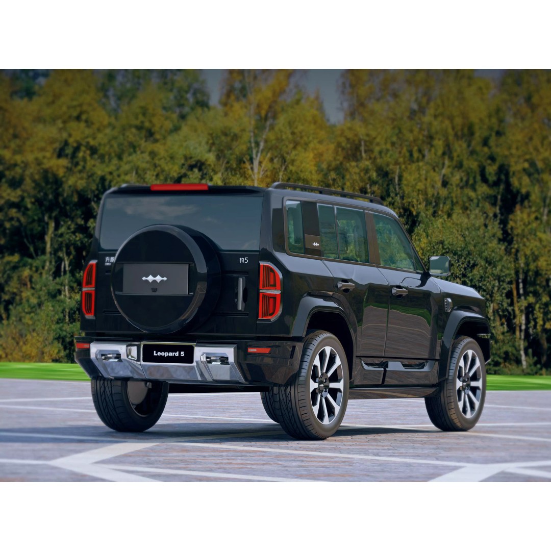 BYD Leopard 5 3D Model – PBR Mid-Size SUV Asset, FBX, OBJ - View 5