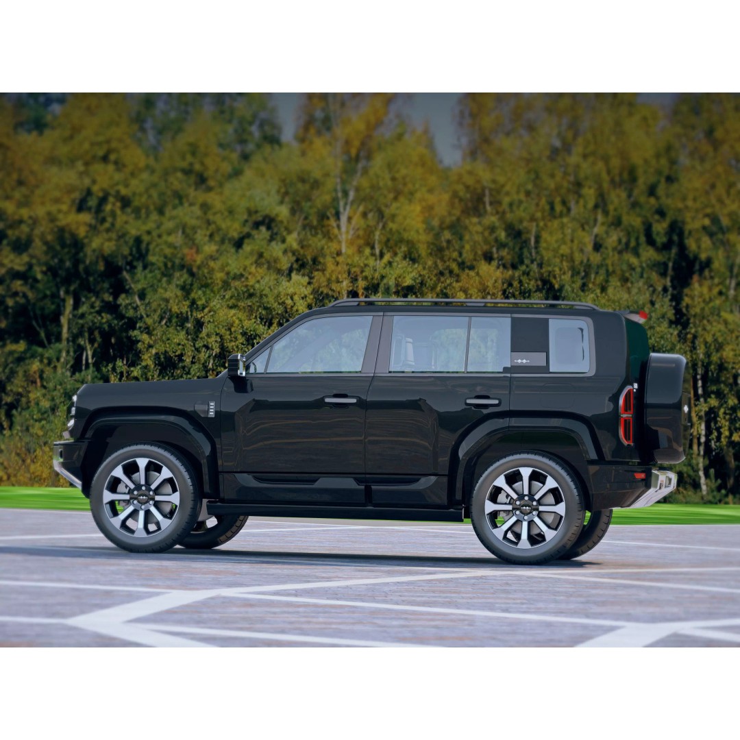 BYD Leopard 5 3D Model – PBR Mid-Size SUV Asset, FBX, OBJ - View 8