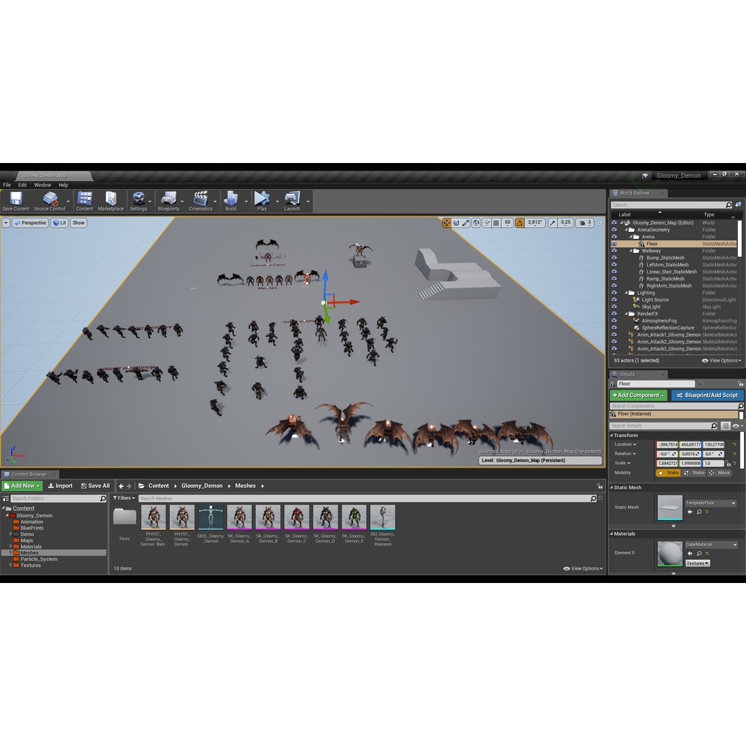 Demon Lord 3D Model – Low Poly Fantasy Character, Rigged, FBX - View 18