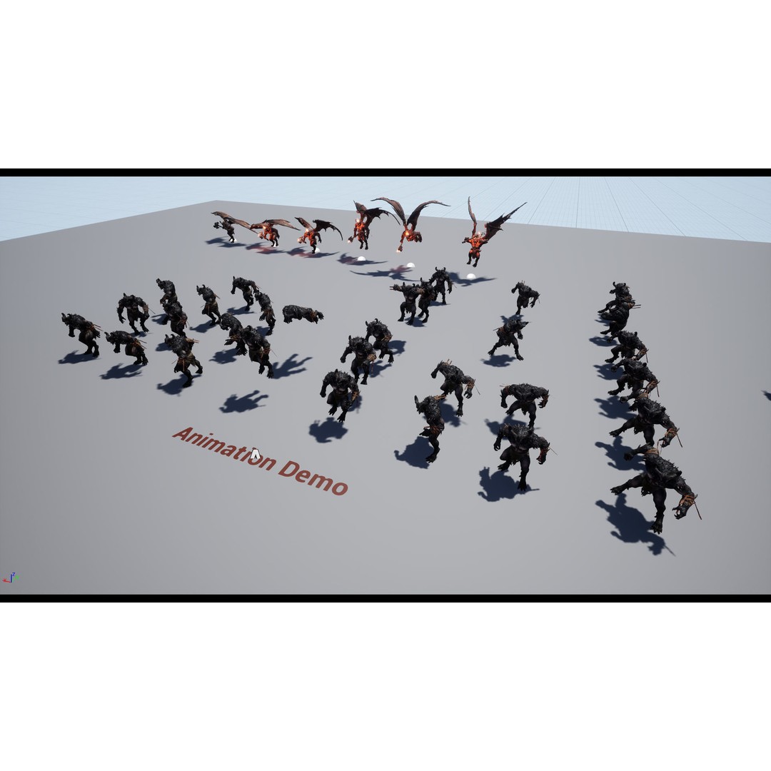 Demon Lord 3D Model – Low Poly Fantasy Character, Rigged, FBX - View 21
