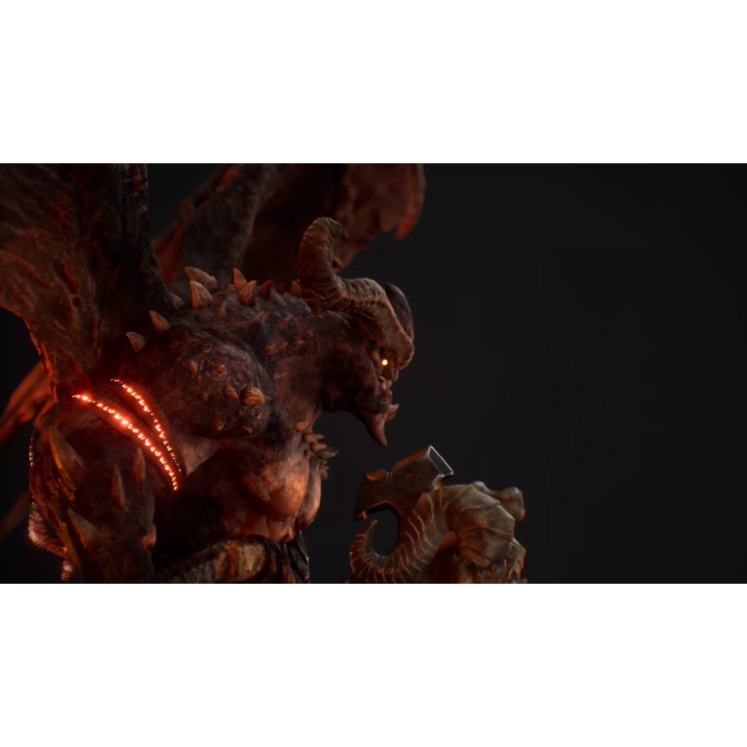Demon Lord 3D Model – Low Poly Fantasy Character, Rigged, FBX - View 7
