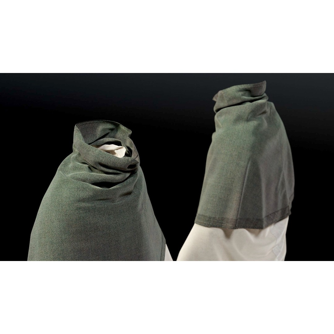 Medieval Religious Character 3D Model – High Poly Archbishop, Priest, and Monks - View 13