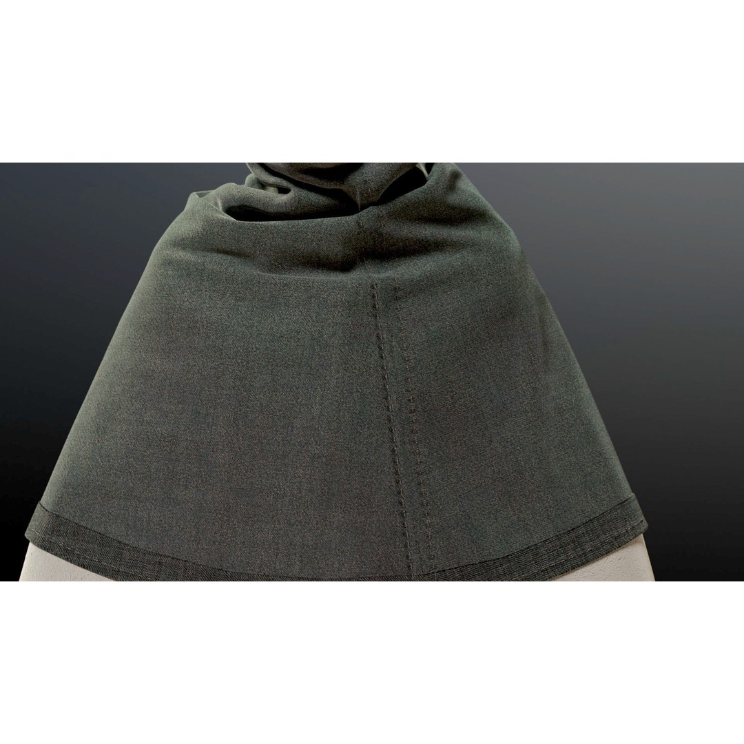 Medieval Religious Character 3D Model – High Poly Archbishop, Priest, and Monks - View 16