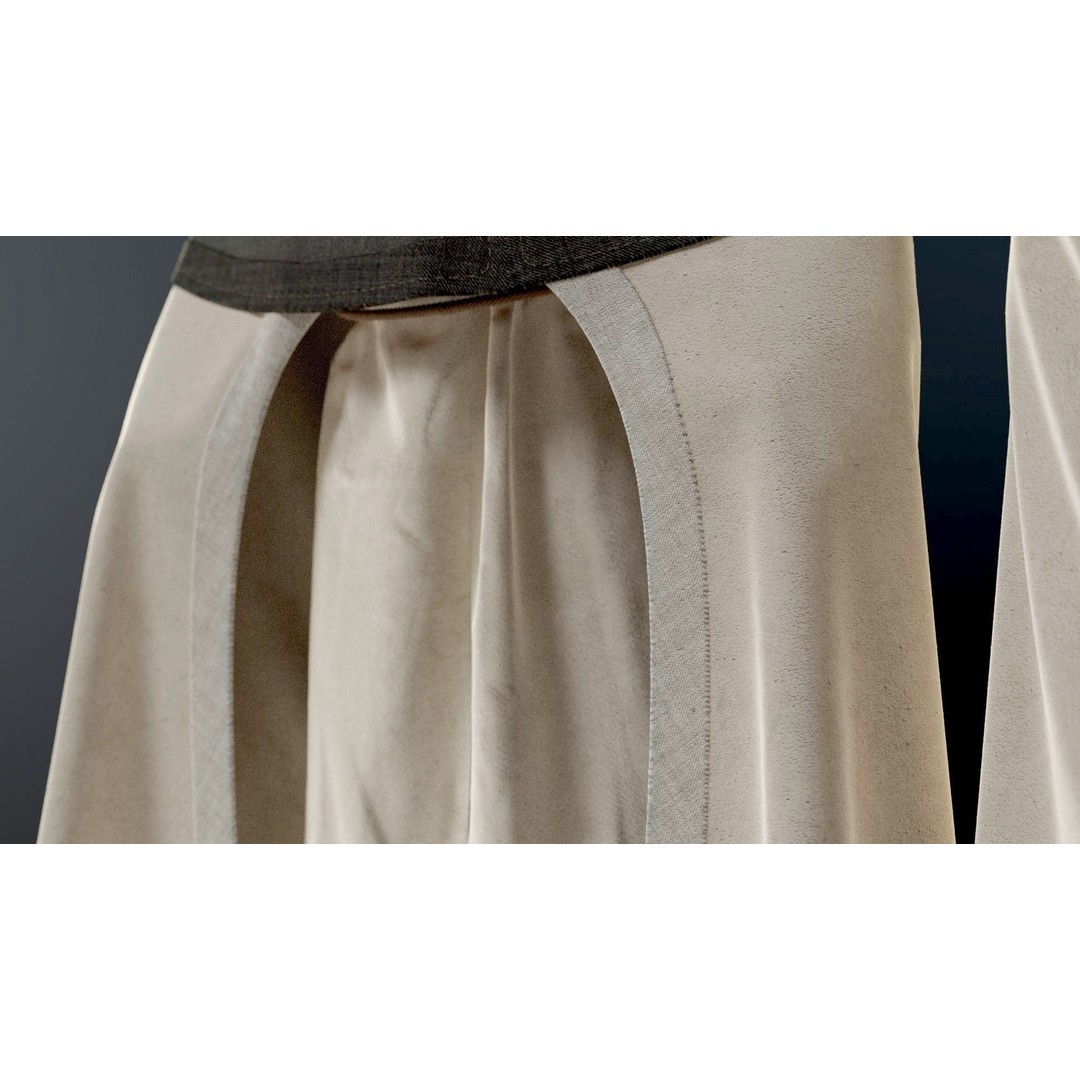 Medieval Religious Character 3D Model – High Poly Archbishop, Priest, and Monks - View 17