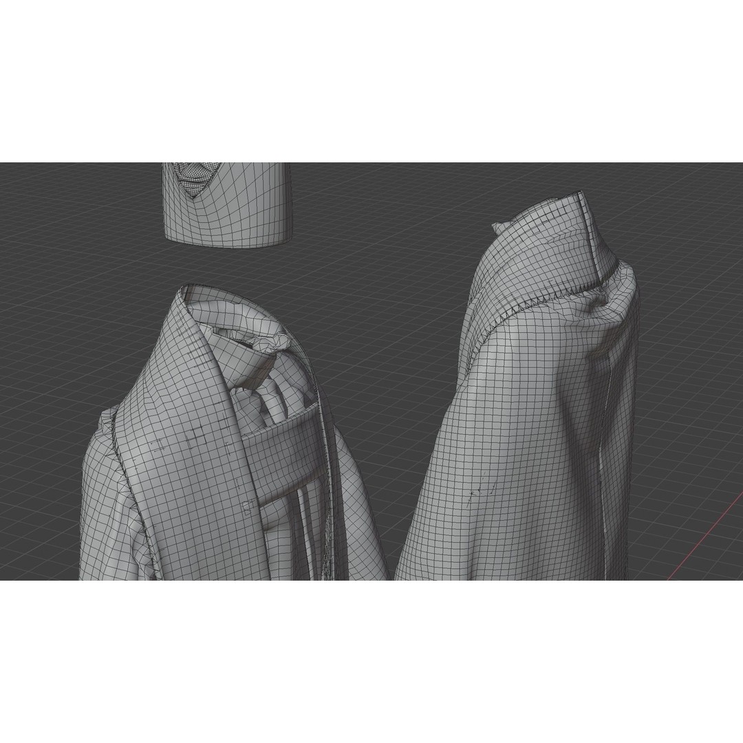 Medieval Religious Character 3D Model – High Poly Archbishop, Priest, and Monks - View 37