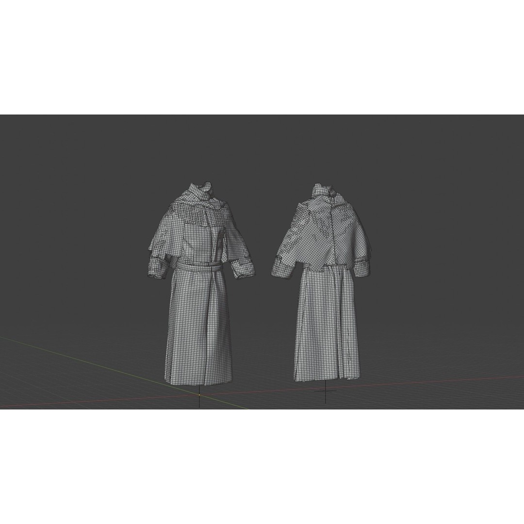 Medieval Religious Character 3D Model – High Poly Archbishop, Priest, and Monks - View 41
