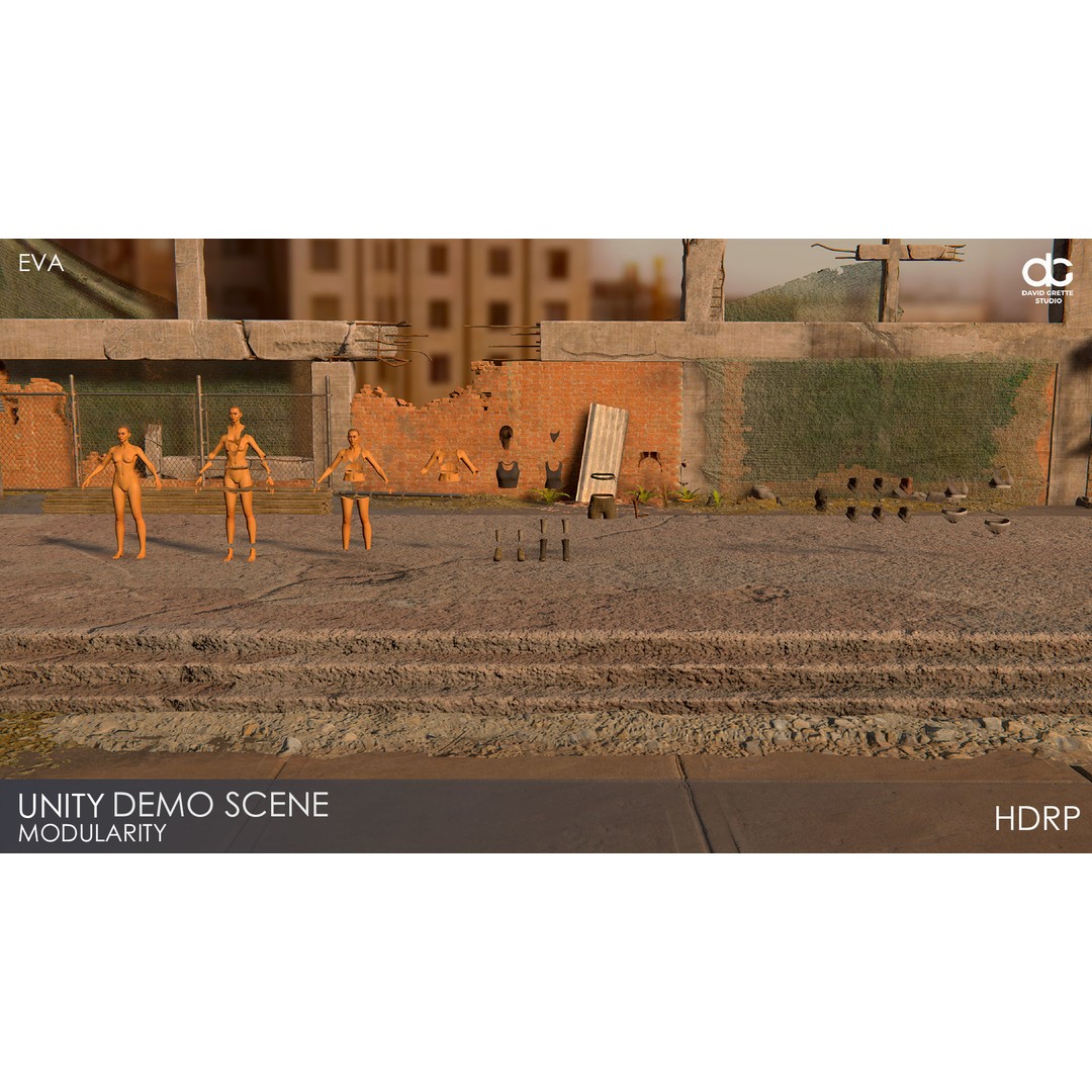Eva Adventure Character 3D Model – Low Poly Rigged Game Asset, FBX - View 39