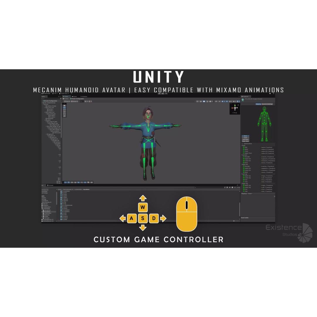 Stylized Fantasy Characters 3D Model – Low Poly Mega Bundle, FBX - View 11