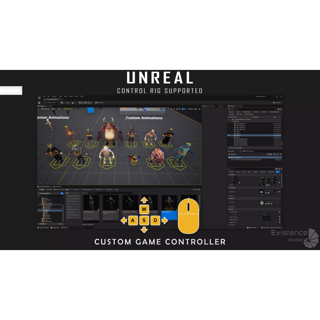 Stylized Fantasy Characters 3D Model – Low Poly Mega Bundle, FBX - View 20