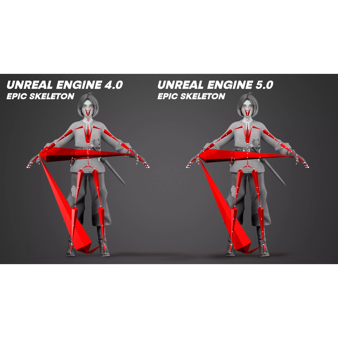 Stylized Fantasy Characters 3D Model – Low Poly Mega Bundle, FBX - View 23