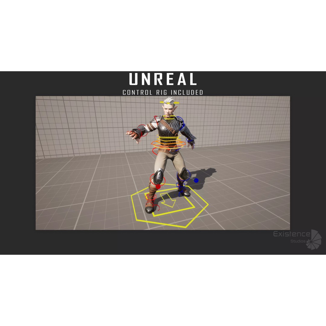 Stylized Fantasy Characters 3D Model – Low Poly Mega Bundle, FBX - View 27