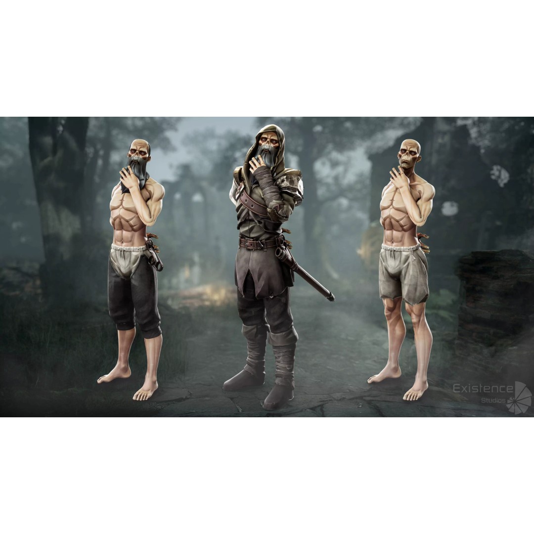 Stylized Fantasy Characters 3D Model – Low Poly Mega Bundle, FBX - View 38