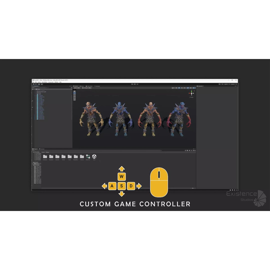 Stylized Fantasy Characters 3D Model – Low Poly Mega Bundle, FBX - View 44