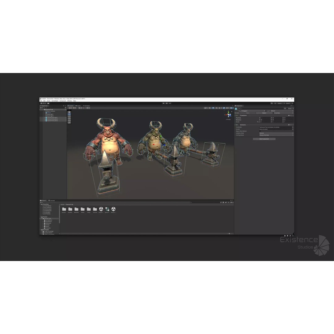 Stylized Fantasy Characters 3D Model – Low Poly Mega Bundle, FBX - View 45
